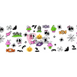 Folii de transfer cu modele de Halloween F209